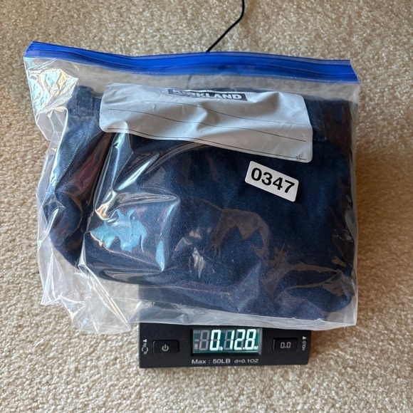 Great Northwest Clothing Company Denim Cargo Shorts Blue Cotton Utility size 32 - Picture 9 of 9